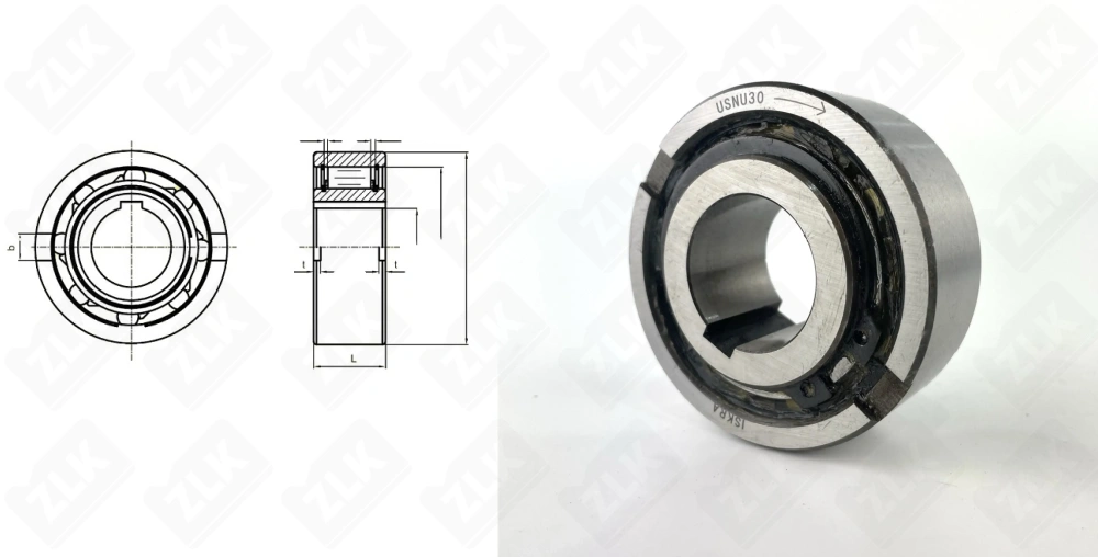 Обгонная муфта USNU30 (ASNU30) Iskra