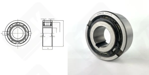 Обгонная муфта USNU30 (ASNU30) радиальный шариковый 30-72-27 мм