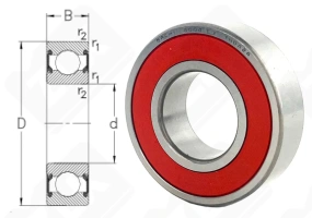 Подшипник 180104 (70) (60042NSE9C3) радиальный шариковый 20-42-12 мм