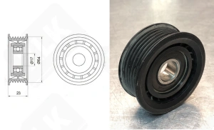 Подшипник 0002020919 радиальный шариковый 17-64-26,5 мм