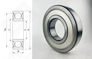 Подшипник 80322 (6322ZZ) радиальный шариковый 110-240-50 мм