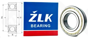 Подшипник 80209 (6209ZZ) радиальный шариковый 45-85-19 мм