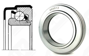 Подшипник 986813 (FT 1069) радиально-упорный шариковый 65-102-22/24 мм