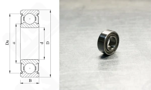 Подшипник 1000085 (685ZZ) радиальный шариковый 5-11-5 мм