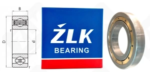 Подшипник 232Л (70) (6232MC3) радиальный шариковый 160-290-48 мм