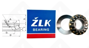 Подшипник 9039452 Х (29452EJ) низкий сепаратор упорный роликовый самоустанавливающийся 260-480-132 мм