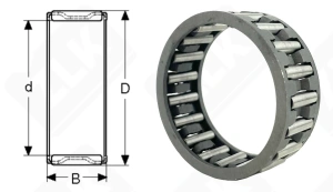 Подшипник K35x40x16 радиальный игольчатый 35-40-16 мм