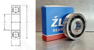 Подшипник DG2568HNSH2C3 радиальный шариковый 25-68-19 мм