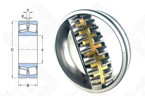 Подшипник 3003134 Н (23034MBW33) радиальный роликовый самоустанавливающийся 170-260-67 мм