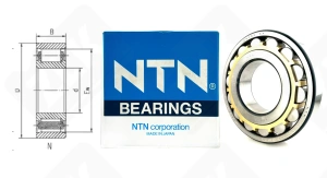 Подшипник 2326 (N326) радиальный роликовый 130-280-58 мм