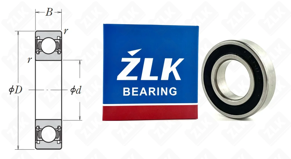 1000901 2RS (619012RS,69012RS) ZLK