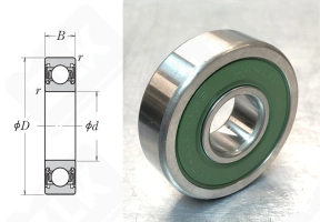 Подшипник B17-102AT1XDDG3 радиальный шариковый 17-47-14 мм