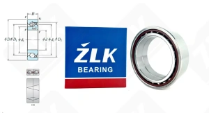 Подшипник B7914X3 TA DUM EP7 радиально-упорный шариковый 70-100-16 мм