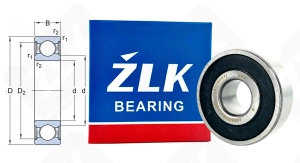 Подшипник 180603 Ш4 (623032RS) радиальный шариковый 17-47-19 мм