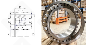 Подшипник 30031/560 (30) (230/560) радиальный роликовый самоустанавливающийся 560-820-195 мм