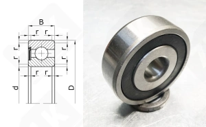 Подшипник 160703 (6703) радиальный шариковый 17-62-20 мм
