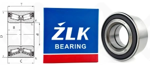 Подшипник VKBA3648 (713644290 R155.74 VKBA 3616) радиально-упорный шариковый 45-88-39 мм