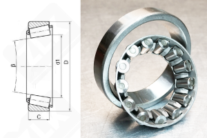 Подшипник 977908 радиально-упорный роликовый конический 40,62-66-13,5 мм