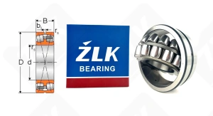 Подшипник 53622Н (22322EW33J) радиальный роликовый самоустанавливающийся 110-240-80 мм