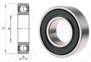 Подшипник 580205-16 (CS205-16) радиальный шариковый 25,4-52-15 мм