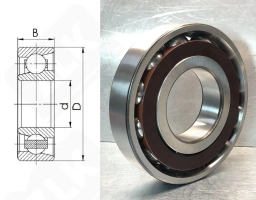 Подшипник 66322 Е (7322BEP) радиально-упорный шариковый 110-240-50 мм