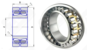 Подшипник 3003140H (30) (23040MBW33C3) радиальный роликовый самоустанавливающийся 200-310-82 мм