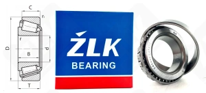 Подшипник L45449/L45410 радиально-упорный роликовый конический 29-50,292-14,224 мм