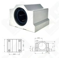 Опора валов SCS25UU