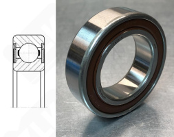 Подшипник SC0914 радиальный шариковый 45-100-21 мм