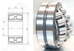 Подшипник 153610 H (22310CCKW33) радиальный роликовый самоустанавливающийся 50-110-40 мм