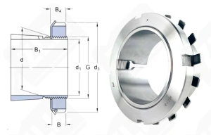 Втулка закрепительная H218 Neutral 80-90-52 мм
