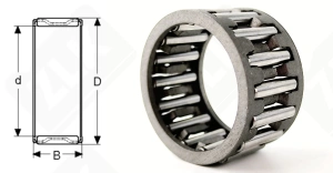 Подшипник K24x30x17 радиальный игольчатый 24-30-17 мм