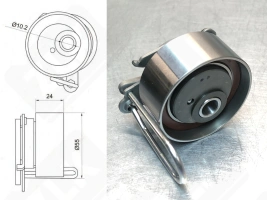 Подшипник 55ATB0723A02B0.01 (ZA) радиальный шариковый 10-55-41 мм