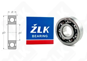 Подшипник 201 (6201) радиальный шариковый 12-32-10 мм