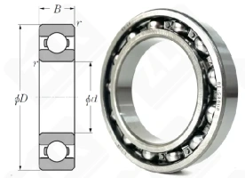 Подшипник 113 (6013) радиальный шариковый 65-100-18 мм