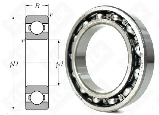 Подшипник шариковый 113 (6013) 65×100×18 мм ПВ