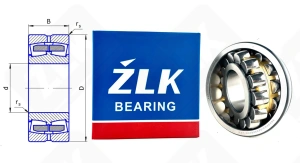 Подшипник 3622 НШ2 (22322ACMBW33) радиальный роликовый самоустанавливающийся 110-240-80 мм