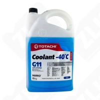 Антифриз 5кг синий TOTACHI NIRO COOLANT G11 -40°C ASTM D3306/D4985 JIS K 2234 I part, GB 29743-2013 
