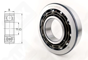 Подшипник 66322 E (7322BEP) радиально-упорный шариковый 110-240-50 мм