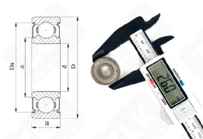 Подшипник шариковый 80100 (6000ZZECM/C3) 10×26×8 мм