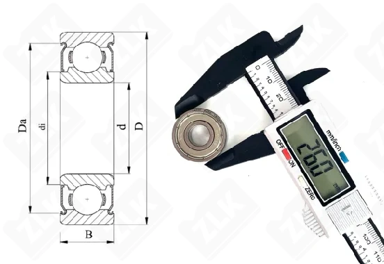 Подшипник шариковый 80100 (6000 ZZECM/C3) 10×26×8 мм NACHI