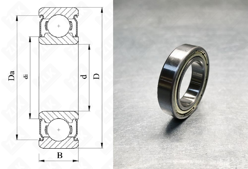 1000906 (6906ZZСМ) NSK