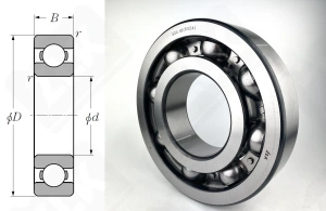 Подшипник 324 Ш (6324) радиальный шариковый 120-260-55 мм