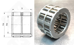 Подшипник 252806 Е роликовый 30-42-29,5 мм