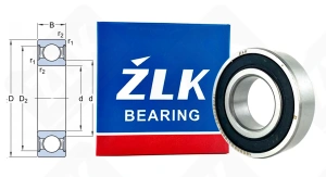 Подшипник 180205 Ш4 (62052RS) радиальный шариковый 25-52-15 мм