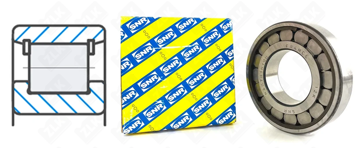 Подшипник роликовый  (N40701H100) 40×82×19 мм SNR