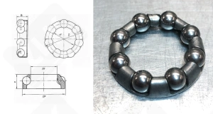 Подшипник 6х8" радиальный шариковый 20-28-6 мм