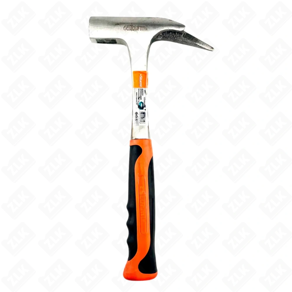 Молоток 600 г кровельщика цельнокованый обрезиненная рукоятка Sturm