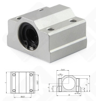 Опора валов SCS16LUU