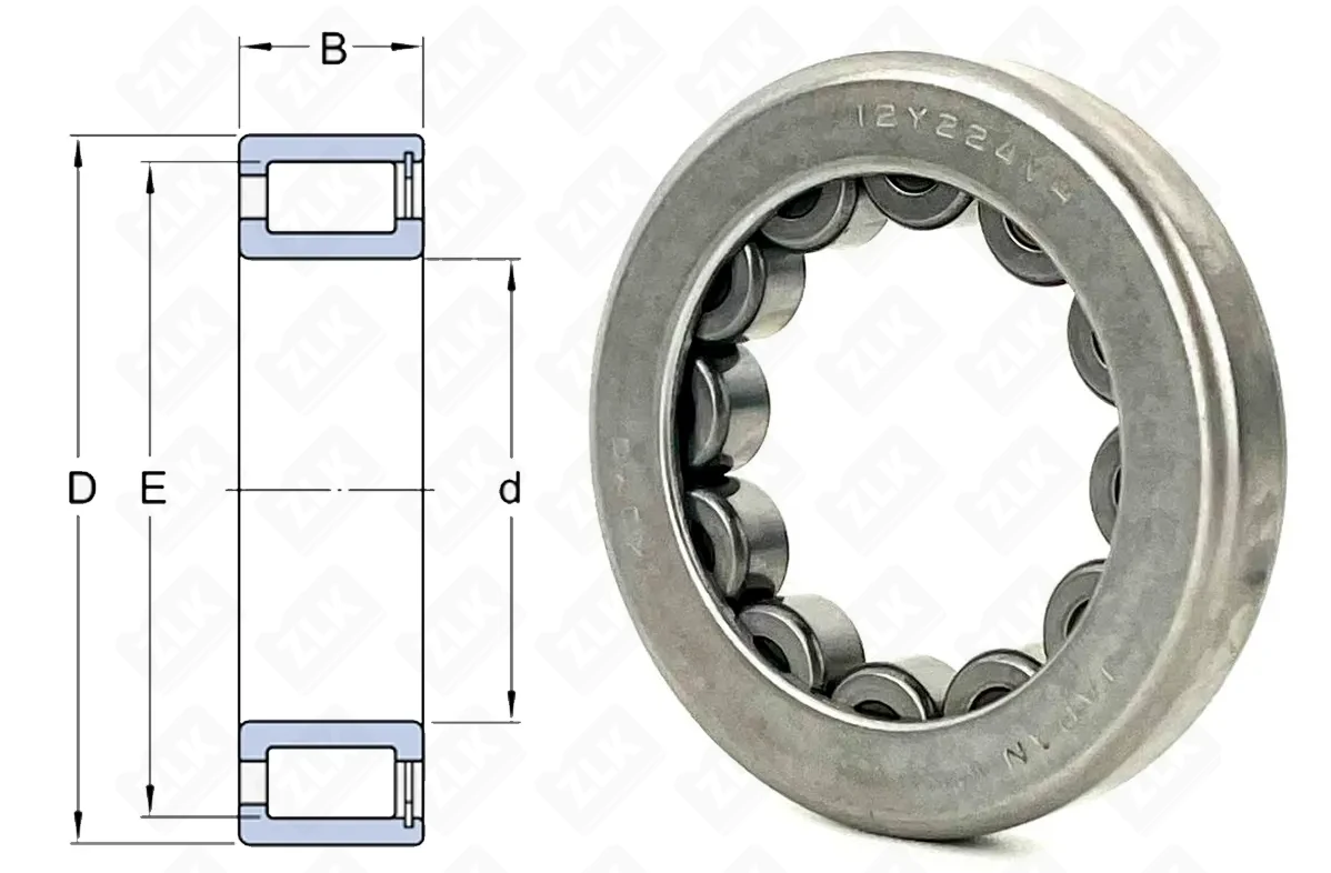 Подшипник роликовый (9036519001) 19.05×34.125×6.35 мм Toyota
